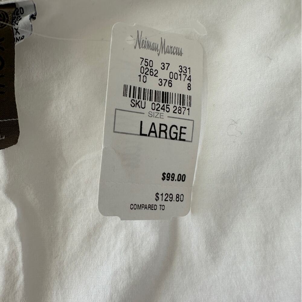 XCVI White Utility Jacket Women’s Large NWT - Picture 7 of 9